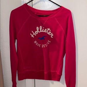 🦋 hollister pink sweatshirt